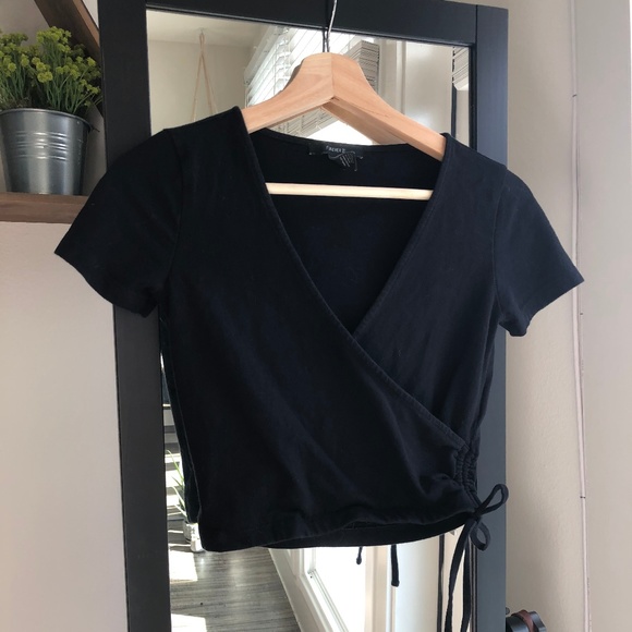 Wrap Crop Top - Picture 1 of 2